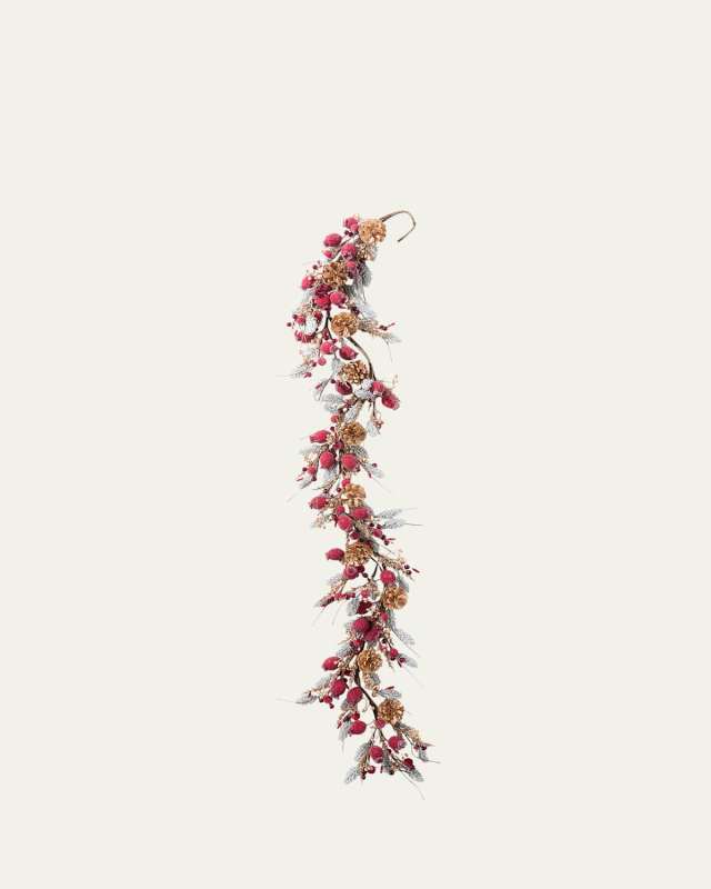 Glittering Garnet 60" Garland